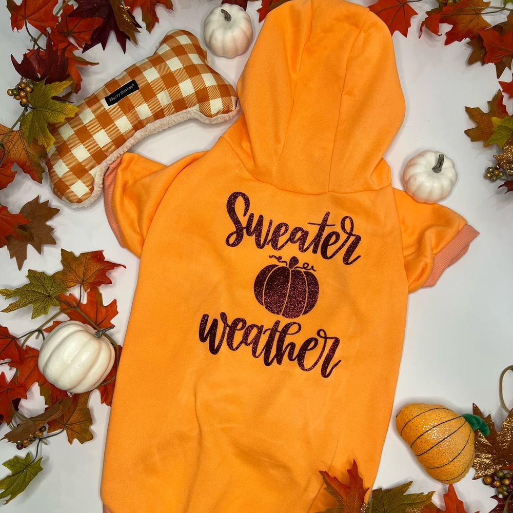 *NWT* Large Dog Pumpkin Sweatshirt